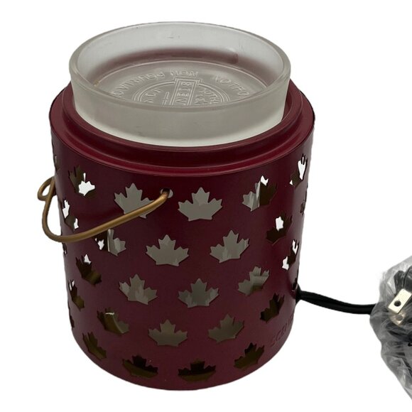 Scentsy Warmer True North Maple Leaf Red Retired Full Size Canadian Exclusive - Picture 6 of 12